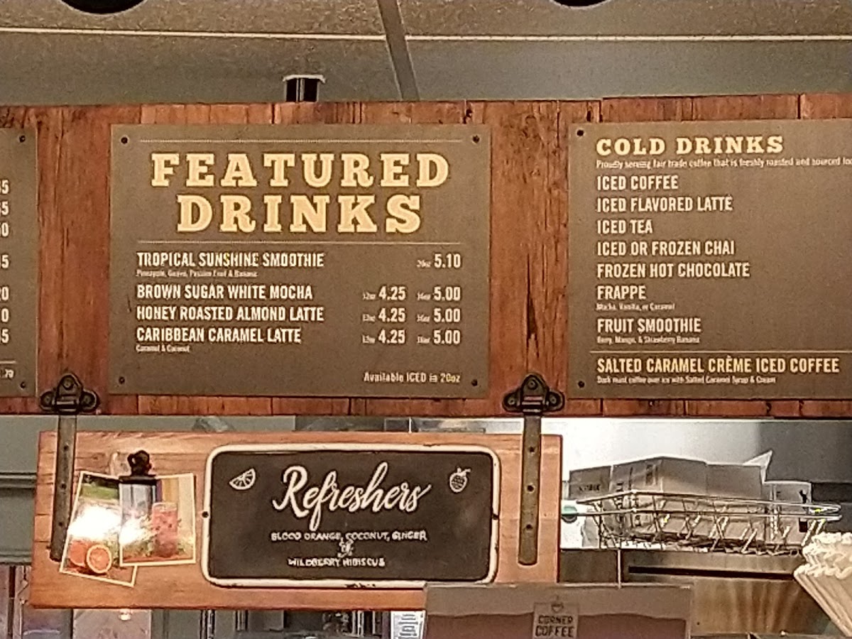 Corner Coffee Shop Menu - Image 2